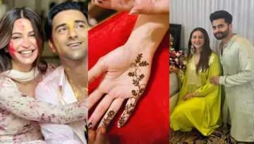 Actress' First Karwa Chauth: Kriti Flaunts 'Rose Mehendi', Rakul Preet Opts For Hubby's Initial