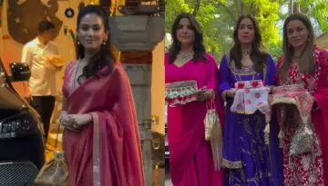 Karwa Chauth: Mira Rajput, Neelam, Bhavana Panday, Maheep Kapoor Arrive At Anil Kapoor's Residence
