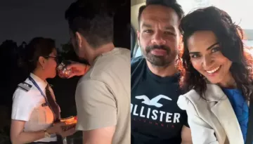 Flying Beast Gaurav Makes Halwa For Pilot Wife Ritu On Karwa Chauth, She Opens Fast, Wearing Uniform