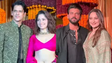 Celebs Dazzle At Ramesh Taurani's Diwali Bash: Tamannaah, Vijay, Sonakshi, Zaheer, And More