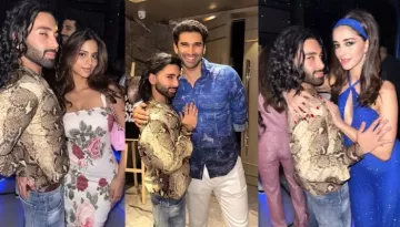 Ananya Panday-Aditya Twin In Blue Outfits As They Grace Orry's Party, Suhana's Dress Steals The Show