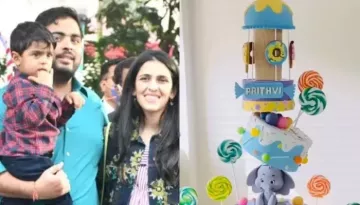 Akash Ambani's Son, Prithvi's Candyland-Themed B'Day Cake Set-Up Has Revolving Tiers, Donuts, More