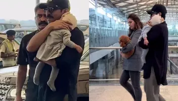 Ram Charan Leaves For Bangalore With Daughter, Klin Kaara To Celebrate First Sankranti Together