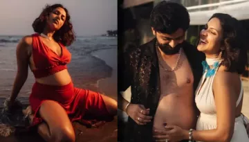 Amala Paul Caress Her Husband's Bloated Tummy, Reveals Men Also Grow Stomach During Pregnancy