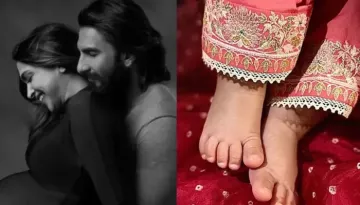 Deepika Padukone Reveals Daughter's Name, 'Dua', Shows Her First Picture Donning A Red Anarkali