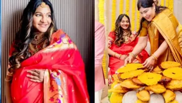 Esha Amin, Celebrity Stylist's Mangalorean-Style 'Godh Bharai' 'Bayake': Slips Into A Paithani Saree