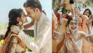Sreejita De's 'Haldi' Ceremony: Bride-To-Be Wore A White Lehenga With Seashell Jewellery
