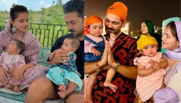 Rubina Dilaik And Abhinav Shukla's Twins Doll Up In Traditional Attires As They Turn 1