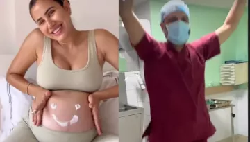 Sonnalli Seygall Delivers A Baby Girl, Husband, Ashesh Dances In Joy Inside The Delivery Room