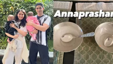 Pankhuri Awasthy Gives Insight Into Twins' 'Annaprashan' Ceremony: Kids' Silver Bowls, Shoes, More