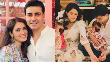 Pankhuri Awasthy's Twins, Radhya And Raditya Look Cute In Ethnic Attires For Their 'Annaprashan'