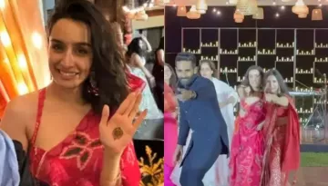 Shraddha Kapoor Shows Off Her 'Thumkas' On BFF's 'Mehendi', Stuns In A Rani Pink Lehenga