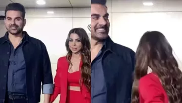 Arbaaz Khan's Wife, Sshura Khan Blushes As Paps Call Her 'Bhabhi Ji', She Arrives In Style For Date