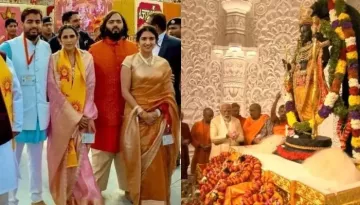 Isha Ambani, Radhika Merchant And Shloka Mehta Ambani Pose For Family Picture In Ayodhya