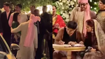 Mukesh Ambani-Nita Ambani Arrive For Aamir's Daughter, Ira's Wedding, Bride Stuns In Golden Lehenga