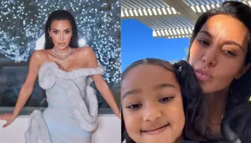 Kim Kardashian's Unedited, Filter-Free Selfies Featuring Wrinkles Posted By Her Daughter, North West