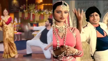 Amitabh Bachchan And Rekha's 'Salaam-E-Ishq' Dance Gets Recreated As Krushna Abhishek Role Plays