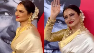 Rekha Gets Emotional As She Attends Raj Kapoor's 100th Birth Anniversary Celebration, Wipes Tears