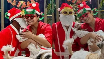 Devoleena Bhattacharjee-Shanwaz Shaikh Drop First Glimpses Of Baby Boy Amid Cozy Xmas Celebration
