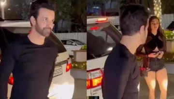 Aamir Ali Makes First Public Appearance With A Mystery Girl, Fans Wonder If She Is His Alleged GF