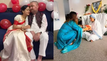 Bibek Pangeni's Wife, Srijana Looks Devastated In White Saree Post His Demise, Leaves Netizens Hurt