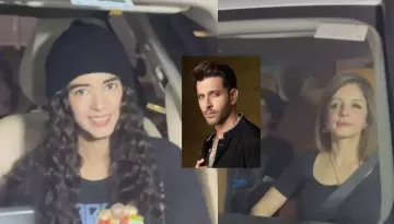 Hrithik Roshan's GF, Saba Azad, Sons, Ex-Wife, Sussanne Khan And More Arrive At 'Fighter's Screening