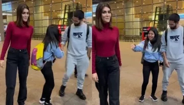 Kriti Sanon Ignores A Fan As Latter Comes Forward To Shake Hands, Netizen Calls Her 'Ghamandi'