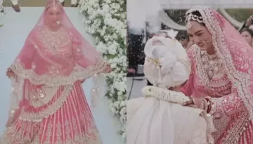 Influencer Bride, Sakshi Sindwani Gets Married, Dons A Gorgeous Pink Lehenga With A Long Pink Veil