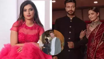 Ankita Lokhande's Husband, Vicky Blushes When Paps Ask About Sana Raees, He Says 'Saath Khatam Hua'