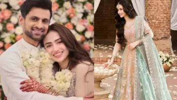 Shoaib Malik's 3rd Wife, Sana Javed Flaunts Her Pretty Lehengas, Netizen Calls Her 'House Breaker'