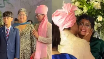 Aamir Khan Kisses Kiran Rao In Front Of 1st Ex-Wife, Reena Dutta At Ira's Wedding, Video Goes Viral