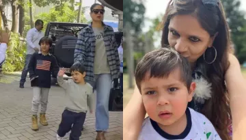 Kareena-Saif's Son, Jeh's Cute 'Salaam' To The Paparazzi Wins Hearts, His 'Bua', Saba Pataudi Reacts