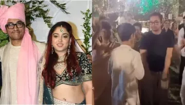 Aamir Khan Dances With Ex-Wife, Kiran Rao On Ira's 'Mehendi', Does A Special Gesture For Son, Junaid