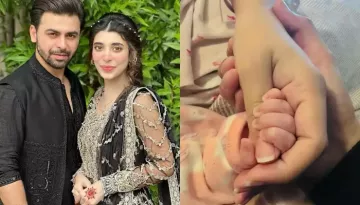 Famous Pakistani Actor, Farhan Saeed's Wife, Urwa Delivers A Baby Girl, Shares First Pictures