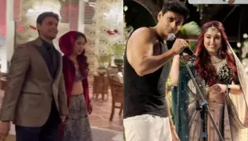 Ira Khan Stuns In An Embellished Lehenga At Her 'Sangeet', Styles It With A Unique Red-Hooded Cloak