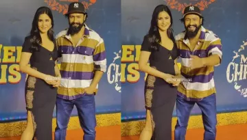 Katrina Kaif And Vicky Kaushal Shell Out Major Couple Goals At 'Merry Christmas' Movie Premiere