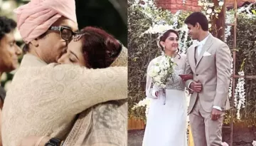 Aamir Khan Sheds Happy Tears As His 'Beti', Ira Khan Gets Married To Nupur Shikhare In White Wedding