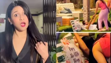 Mannara Chopra Reacts To Not Being Invited To Munawar Faruqui's Party Amid Their Kiss Controversy