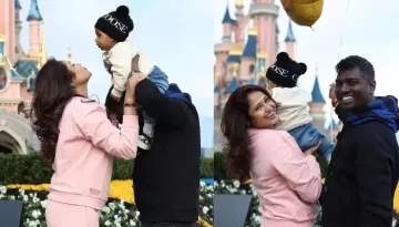 'Jawan' Director, Atlee Celebrates 1st B'Day Of His Baby Boy With Wife In Disneyland, Drops Photo