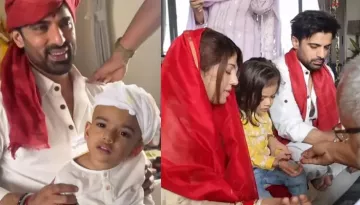 Addite Malik Gives A Sneak Peek Into Son, Ekbir's 'Mundan' Ceremony, Calls The Baby Boy 'Sudama'