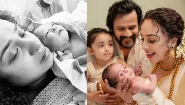 Pearle Maaney Reveals Her Newborn's Name, Drops Cutesy Glimpses From Little One's 'Noolukettu'