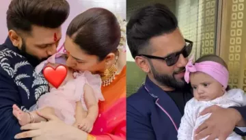 Rahul Vaidya And Disha Parmar REVEAL Their Baby Girl's Face, Daddy Sings 'Kitna Sona Banaya Tujhe'