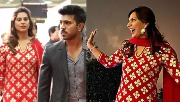 Ram Charan's Wife, Upasana Kamineni Re-Styles Her 8-Year-Old Red 'Churidar' With A Stunning Twist