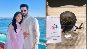 Ayeza Khan And Her Kids Shower Love On Danish Taimoor On His B-Day With Cards, Balloons And Cakes