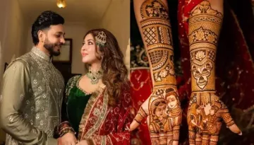 Sonarika Bhadoria Rings In 'Mehendi' With Fiance, Vikas Parashar, Etches 'Shiv-Parvati' On Her Palm