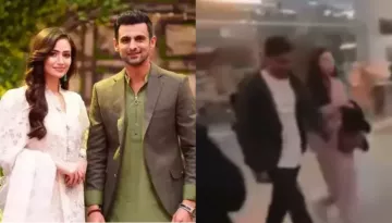 Shoaib Malik Lowers His Head While Walking Beside Wife, Sana Javed, Netizen Says, 'Kaam Aisa Karo..'