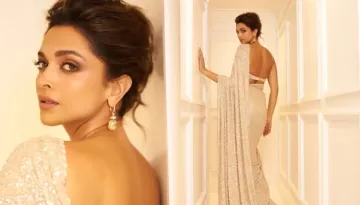 Deepika Padukone Opts For Sabyasachi Mukherjee's Sequinned Saree As She Represents India At BAFTA