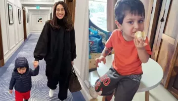 Karisma Kapoor Drops A Cute Pic With Jehangir On His B'Day, 'Bua' Saba Wants Him To Eat All The Cake