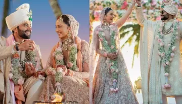 Rakul Preet Singh-Jackky Bhagnani's First Wedding Pictures Out, Bride Dons Tarun Tahiliani's Lehenga