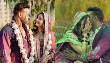 Divya Agarwal Gets Emotional During The Moment Her Groom, Apurva Padgaonkar Applies Sindoor On Her